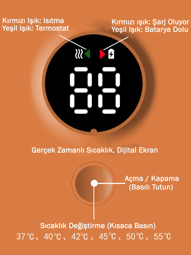 Şarjlı Taşınabilir Biberon Isıtıcı